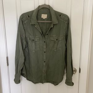 Green Boyfriend Flannel